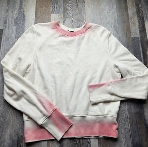 ATM Anthony Thomas Melillo Sweatshirt Small White And Pink